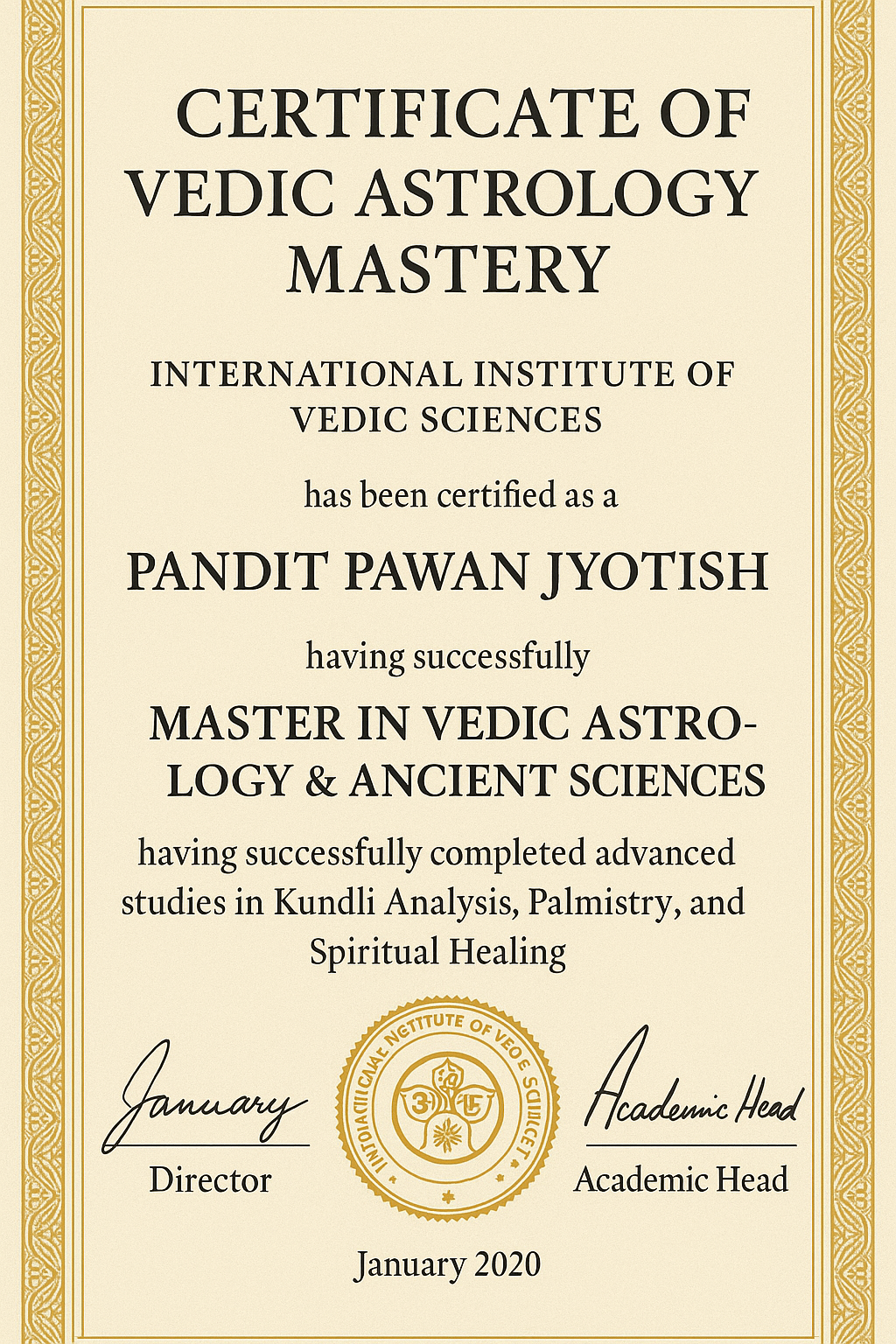Vedic Astrology Mastery